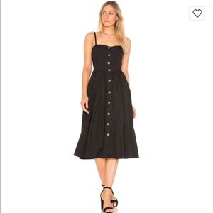 Free People | Poplin Midi Dress
